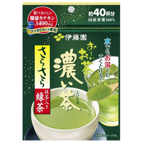 Растворимый терпкий зеленый чай с маття ITOEN O-i Ocha Koicha.