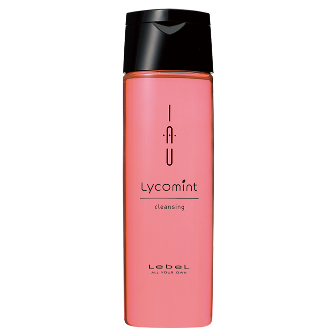 A refreshing shampoo to clean scalp pores from the sebaceous secretions and odor Lebel IAU cleansing LYCOMINT