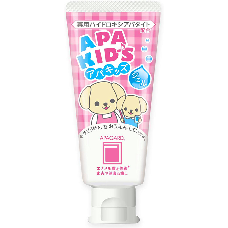 APAGARD Apa Kids Jel type Strawberry детская зубная паста.