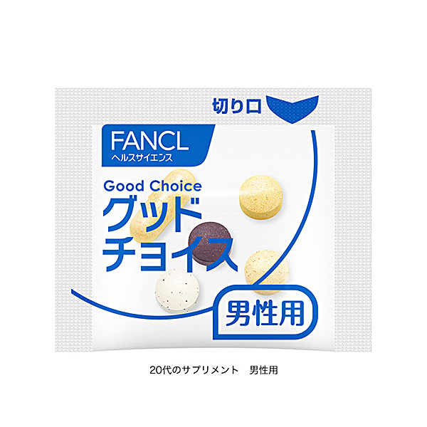 Fancl Complex vitamins for men over 20 years.