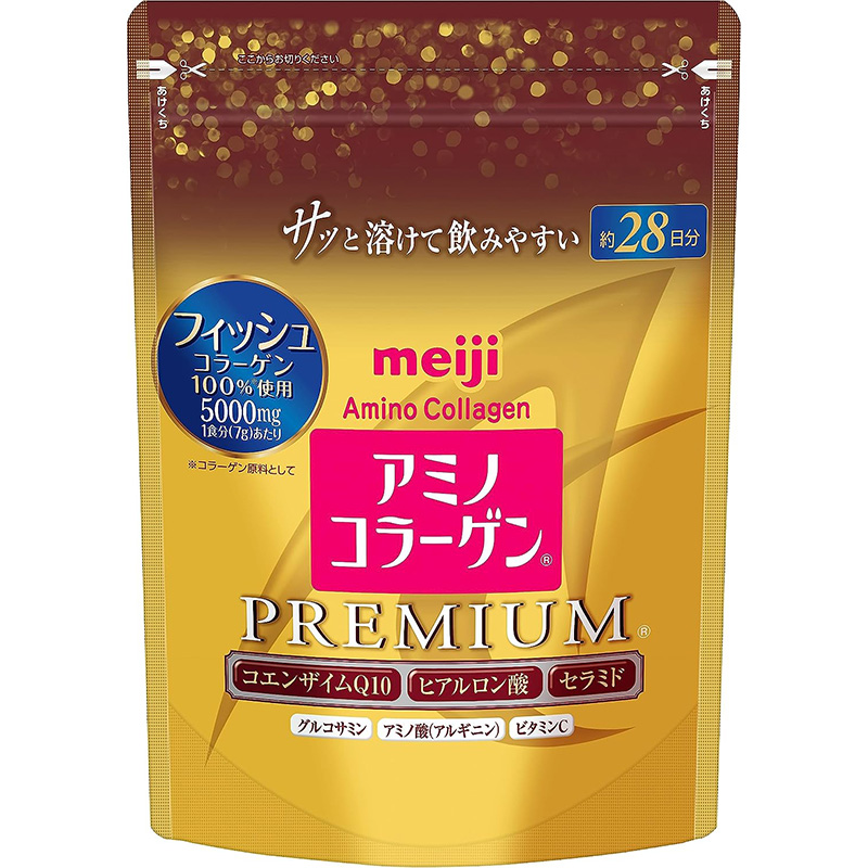 Bioadditives with collagen Meiji Amino Collagen Premium (replacement packaging).