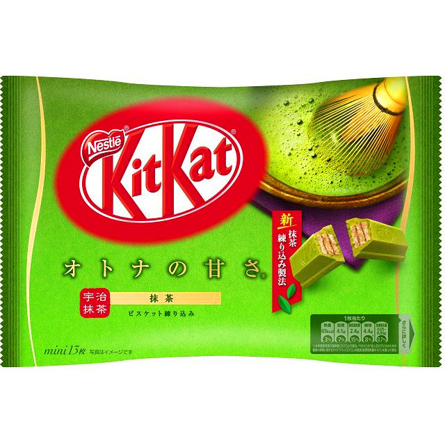 Вафли KitKat в японском шоколаде на основе зелёного чая