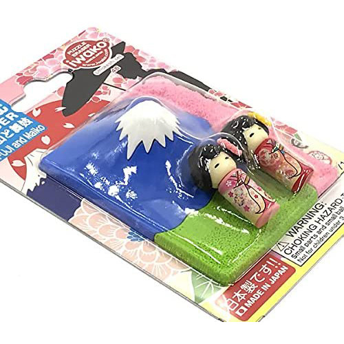 Красочные ластики Mt Fuji и Maiko от японской компании Iwako.