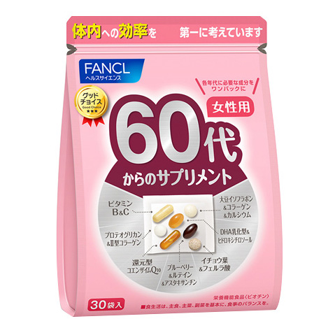 Fancl Комплексные витамины для женщин старше 60 лет.