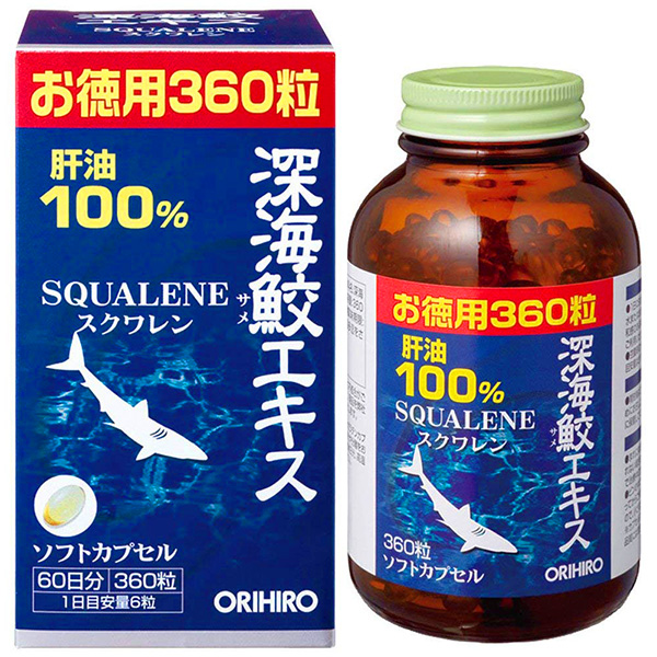 Orihiro Squalene from shark liver.