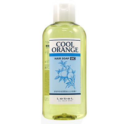 Шампунь от выпадения волос COOL ORANGE HAIR SOAP UC от японской компании Lebel. Объем 200 мл.