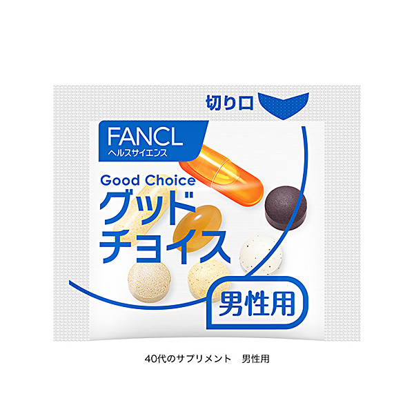 Fancl Complex vitamins for men over 40 years.