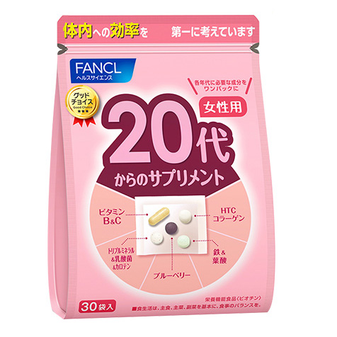 Fancl Комплексные витамины для женщин старше 20 лет.