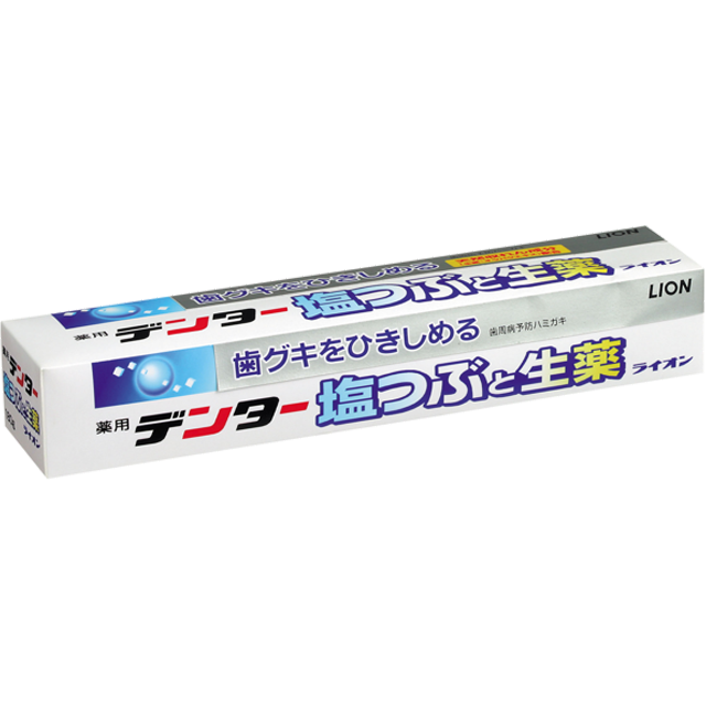 Tooth paste LION DENTA extract medicinal herbs and salt.